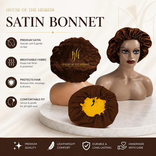 Crown Me Satin Bonnet